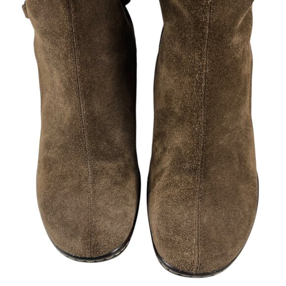 Sofft Modena III Brown Suede Leather Upper Knee High Boots Size 7 M Cowgirl - Picture 4 of 16